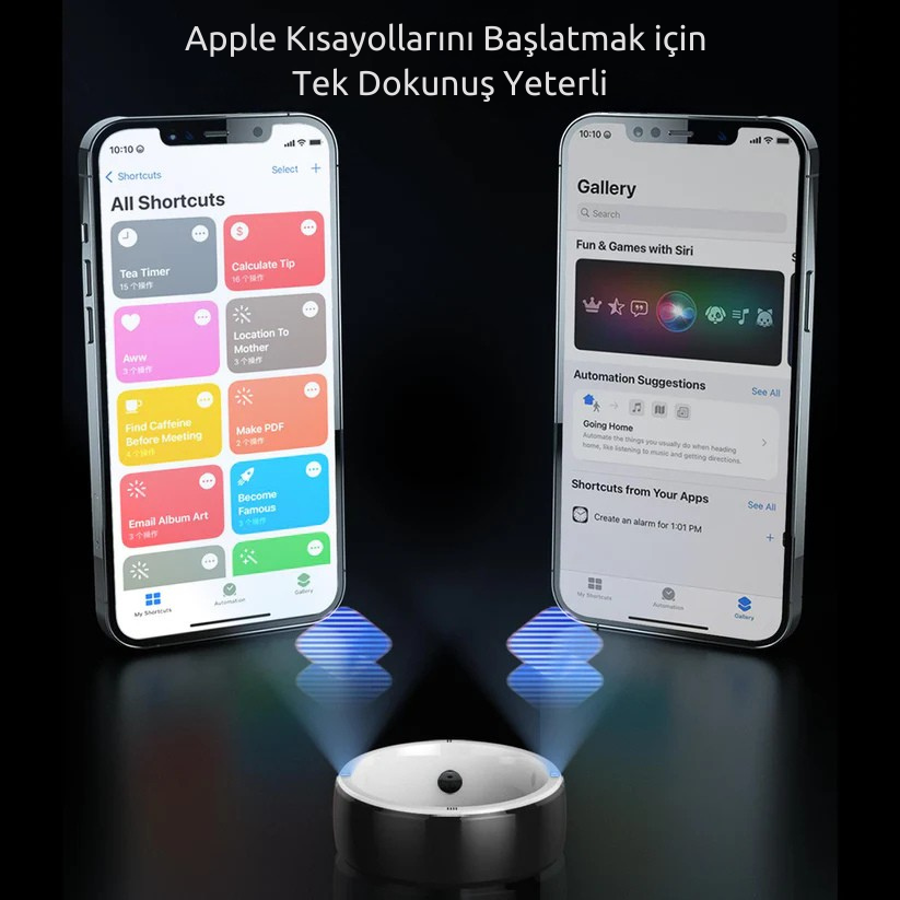 Jackom R5 IC-ID-NFC, Kablosuz Flash Disk ve Enerji Taşlı Akıllı Yüzük