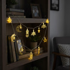 10 Adet Sarkıtlı Karışık Ramazan Temalı LED Işık – Pilli 2 Metre Ramazan Süsü, İslami Dekorasyon, Ev ve Mekanlar İçin Dekoratif Ortam Aydınlat