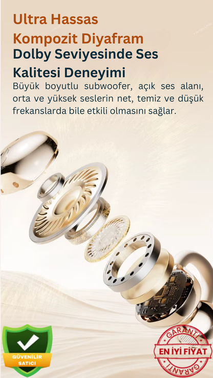 Xiaomi Berlin 9D Surround Stereo Kemik İletim Wireless Küpe Kulaklık