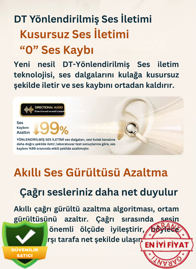 Xiaomi Berlin 9D Surround Stereo Kemik İletim Wireless Küpe Kulaklık