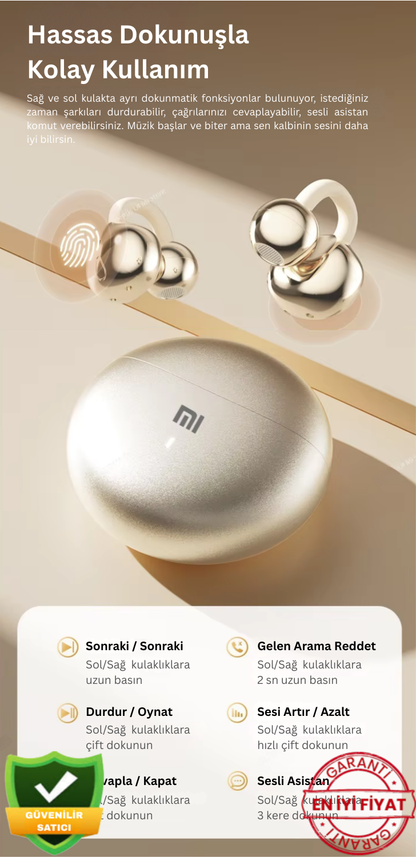 Xiaomi Berlin 9D Surround Stereo Kemik İletim Wireless Küpe Kulaklık